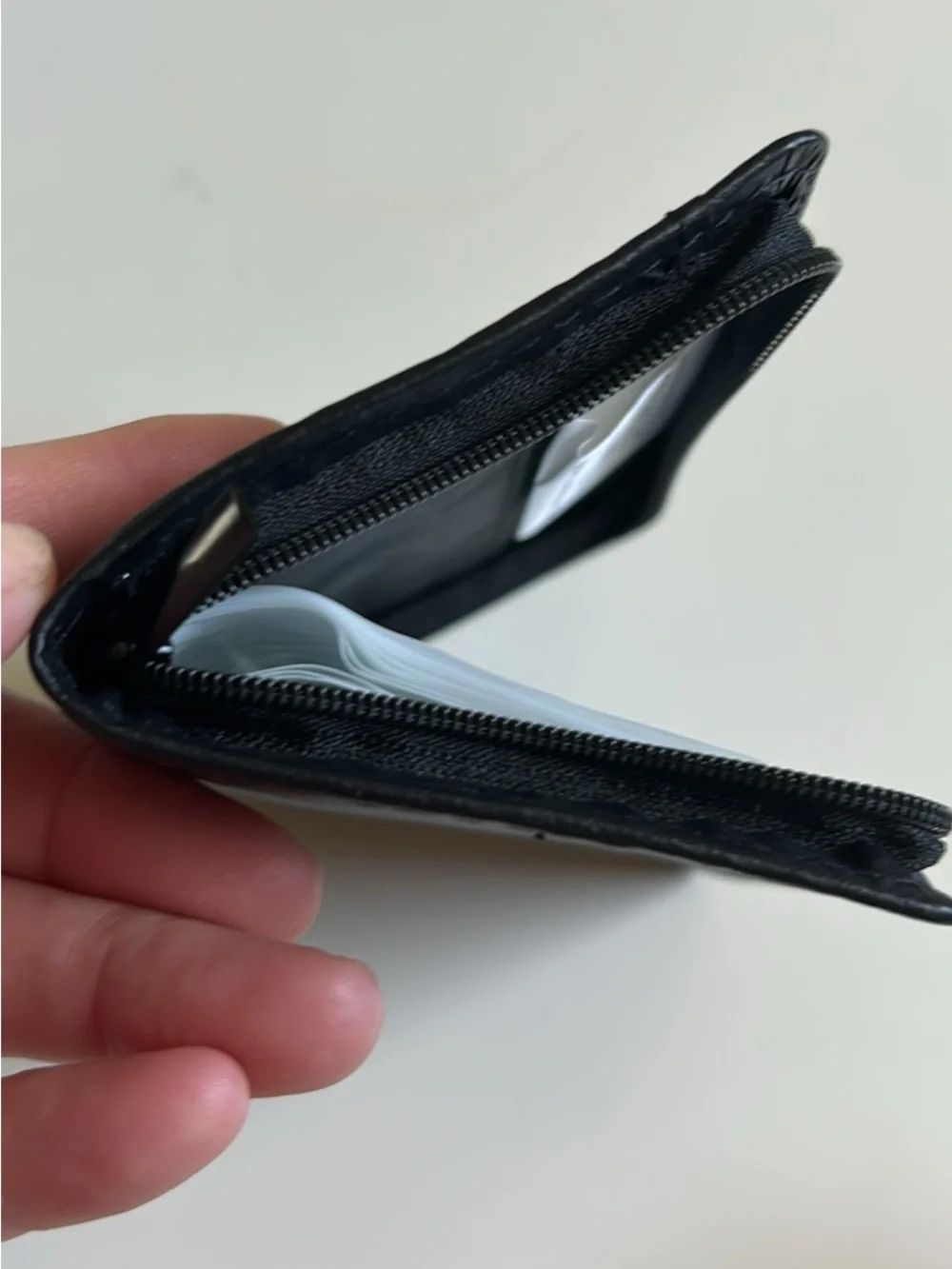 Gold Coast Black Card Holder with ID Window